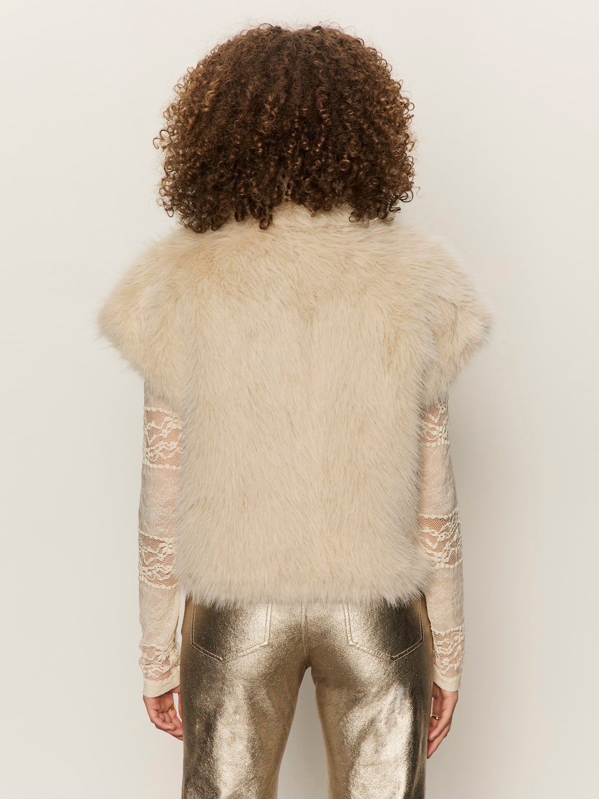 SILKY FUR VEST
