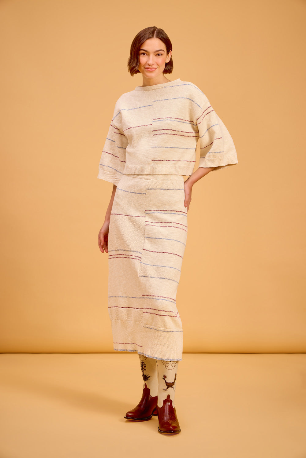 Wren Pull Over, Multi Stitch