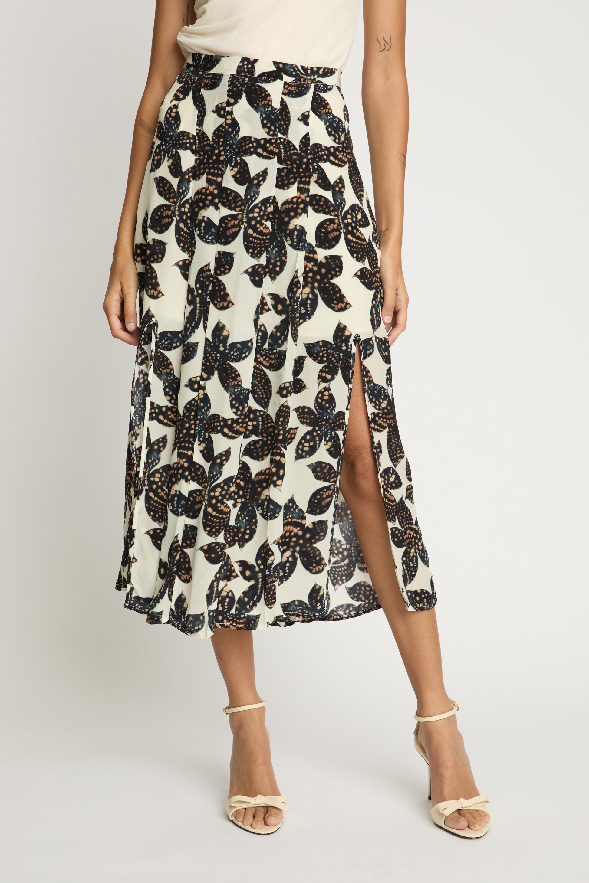 Glenda Skirt in Ink Press