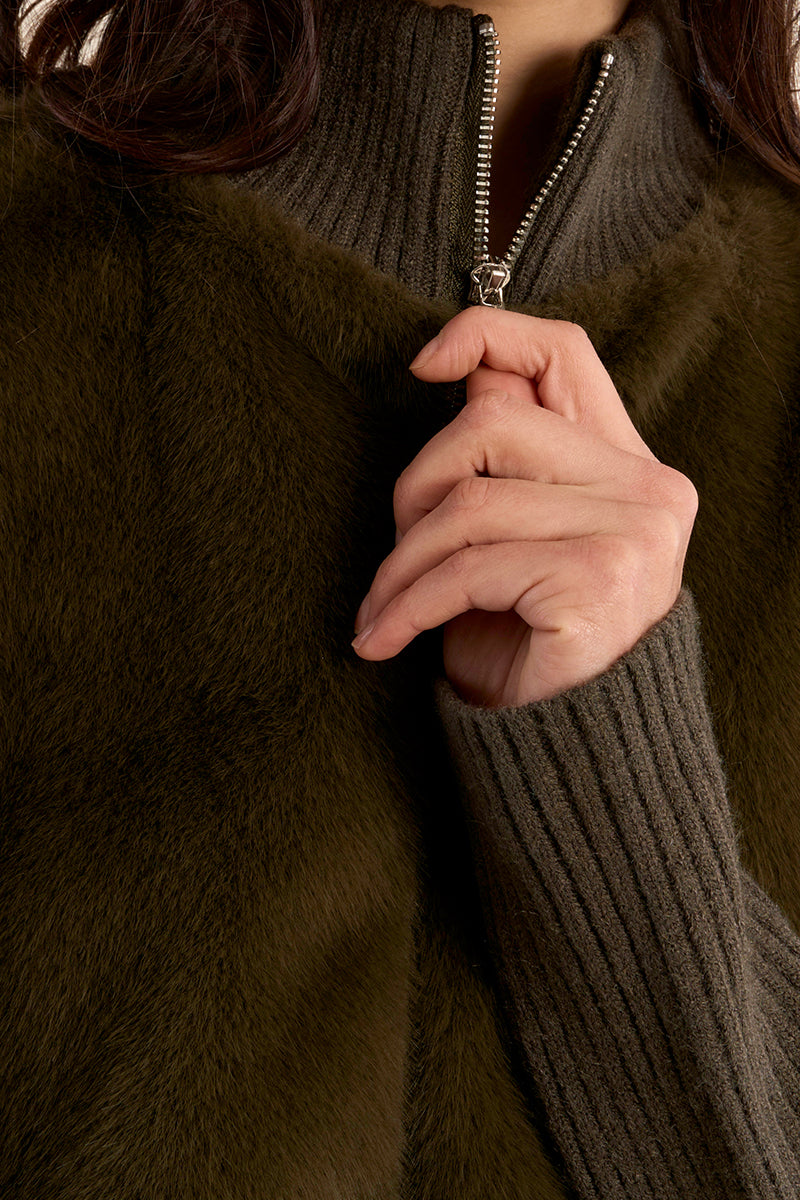 LADIES KNITTED JACKET
