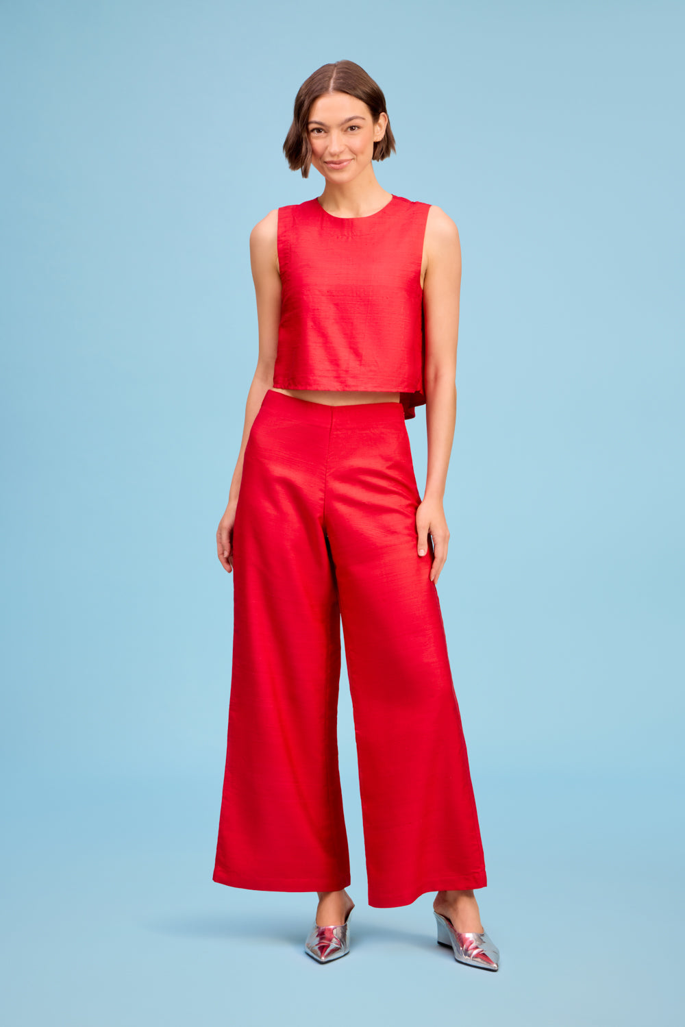 Crop Top, Red