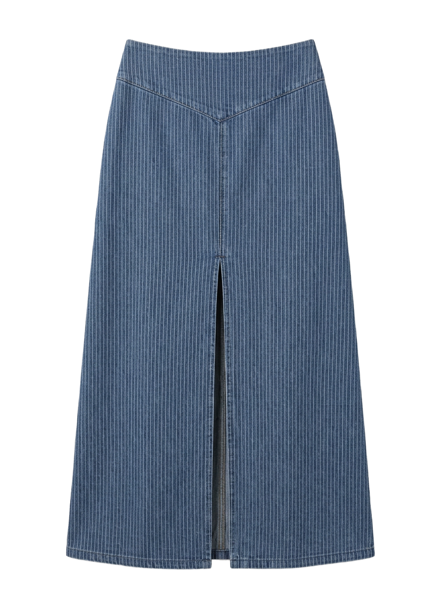 DENIM BAKER SKIRT