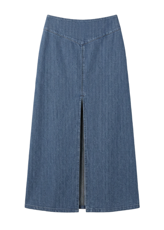 DENIM BAKER SKIRT