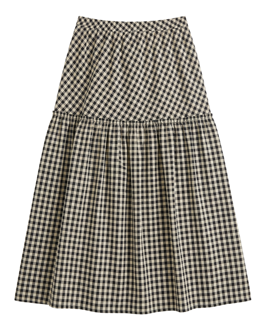 LIZA GINGHAM SKIRT