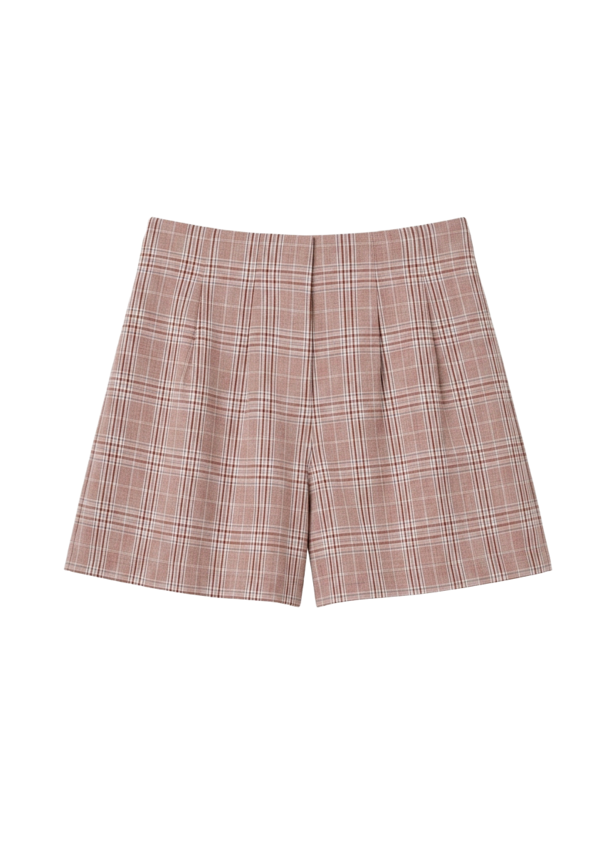 FOXGLOVE CHECK JASPER SHORT