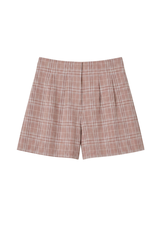 FOXGLOVE CHECK JASPER SHORT