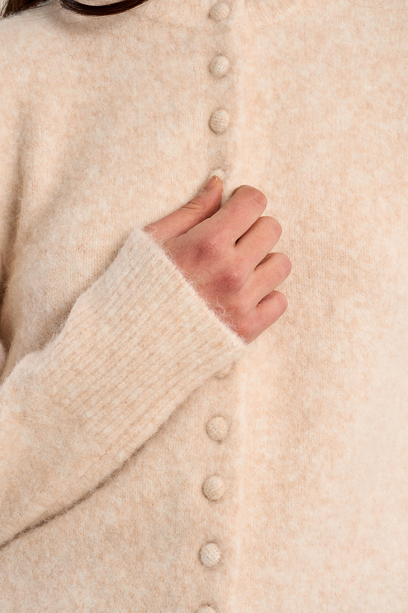 LADIES KNITTED CARDIGAN
