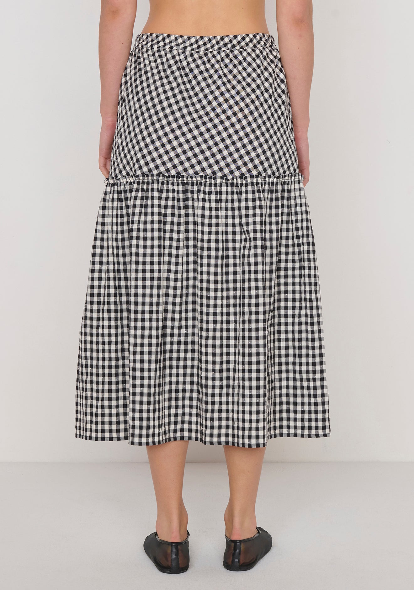Liza Gingham Skirt