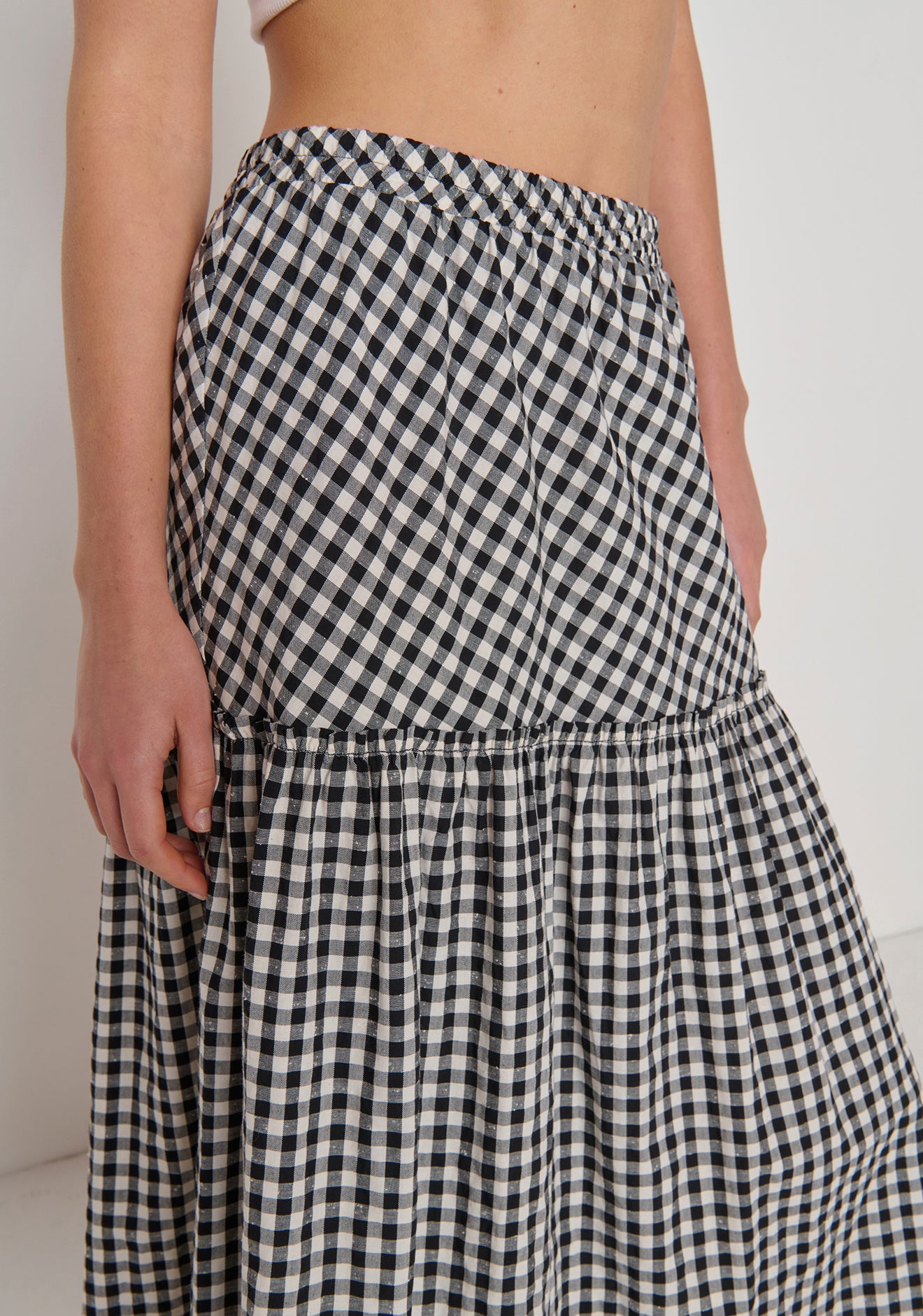 Liza Gingham Skirt