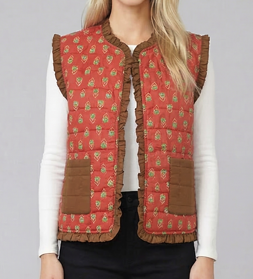 EMBER MEDALLIONS QUILTED VEST