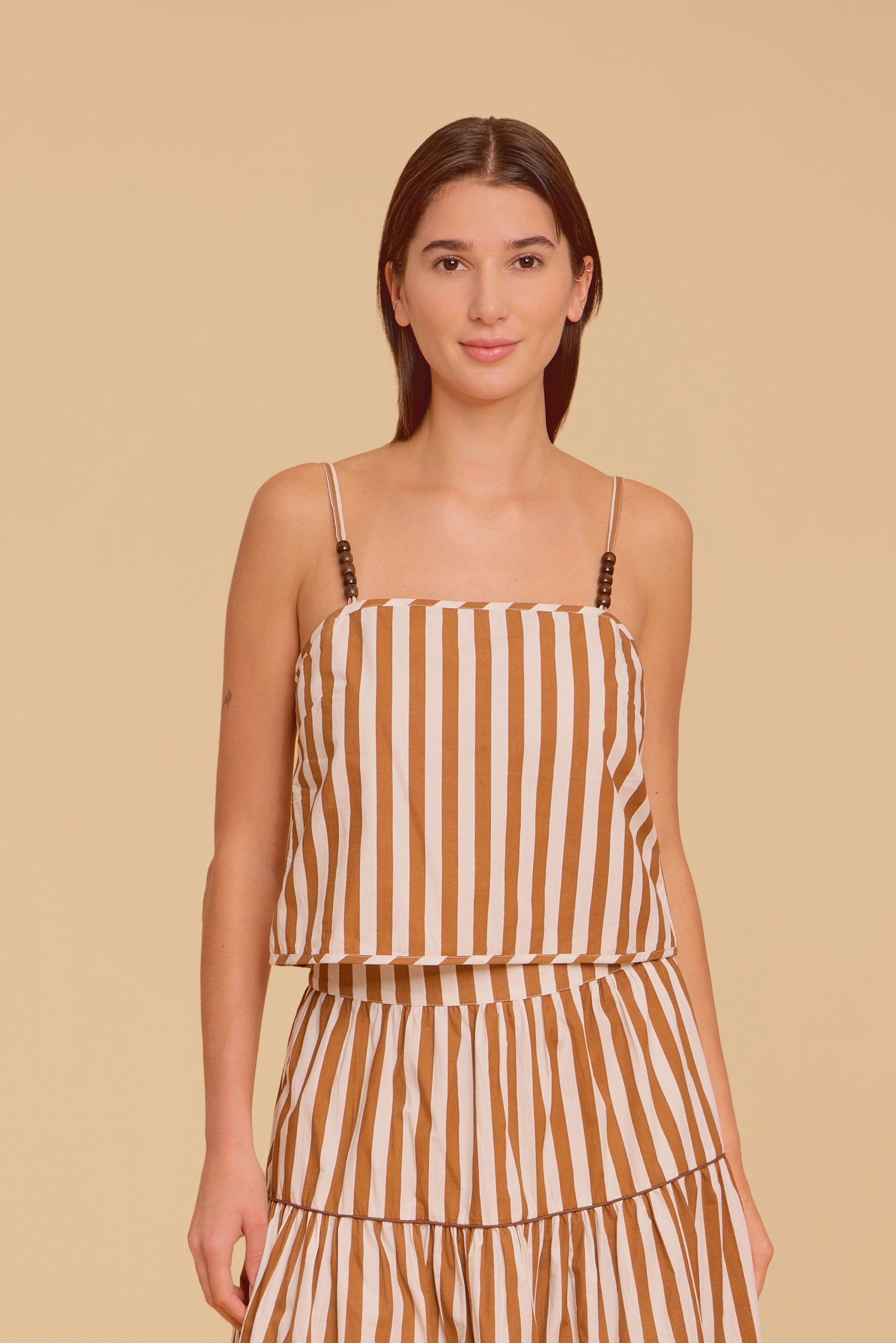 Carter Top, Tuck Stripes