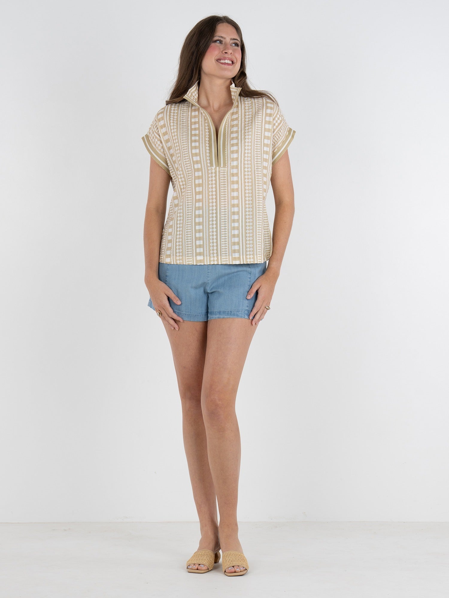 Riviera Top - Piazza Stripe