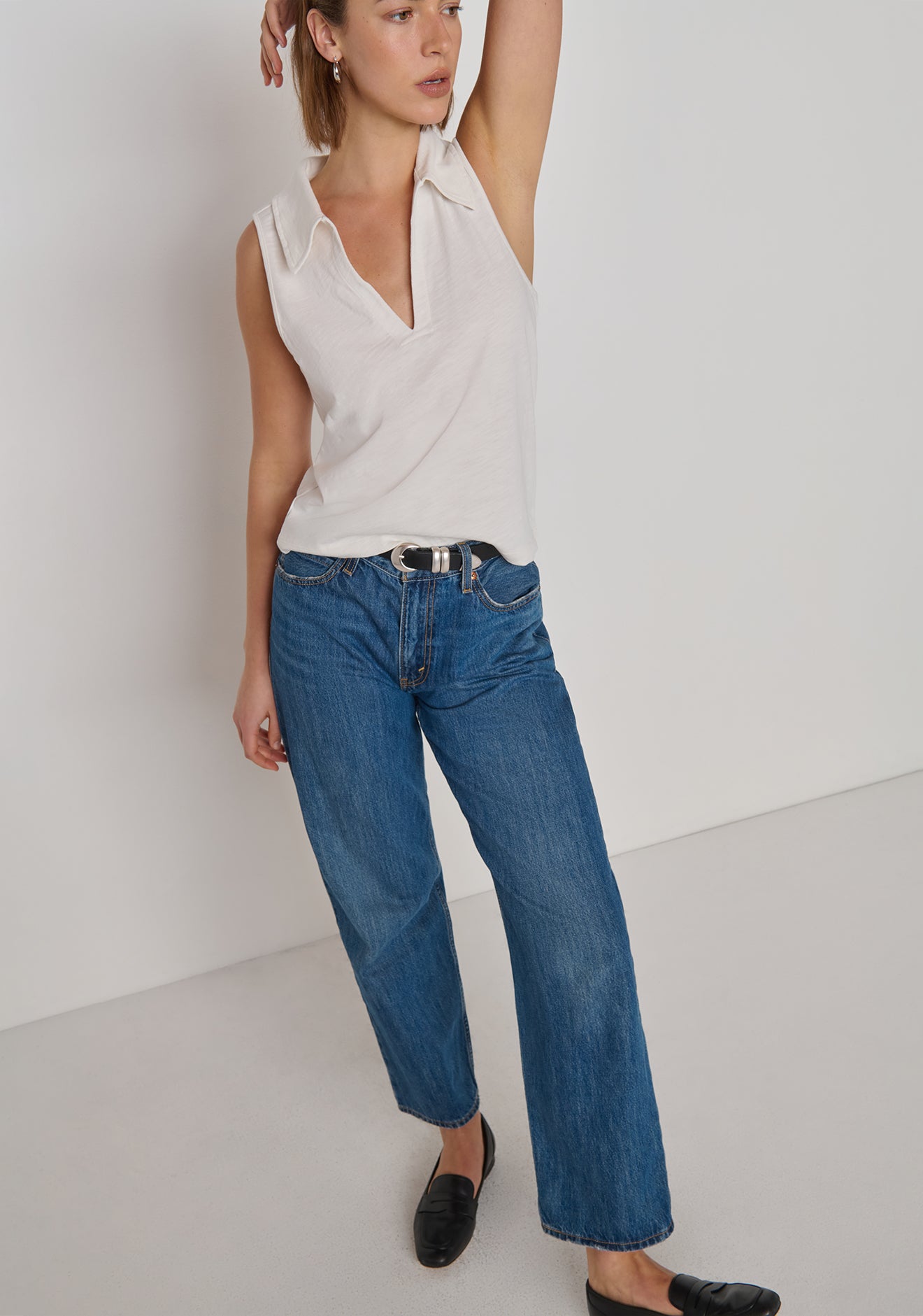 Roberta Collared Tank