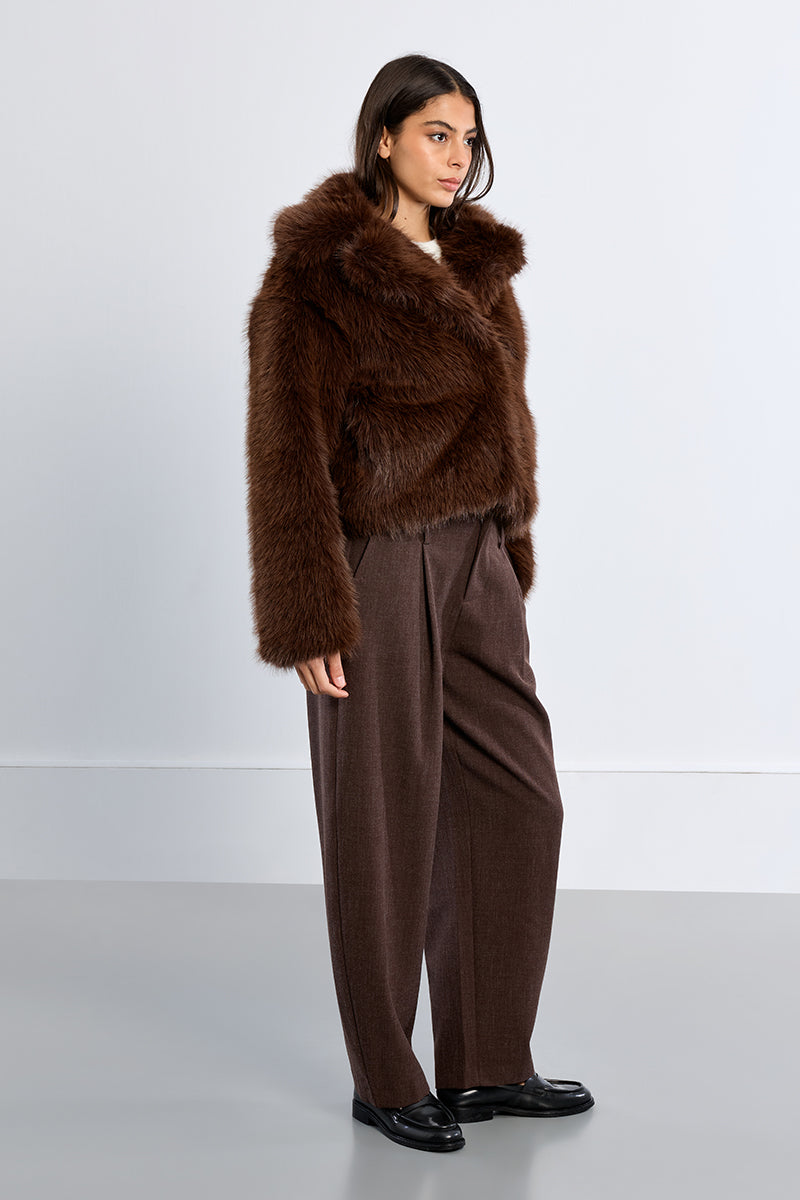 YOUNG LADIES WOVEN COAT