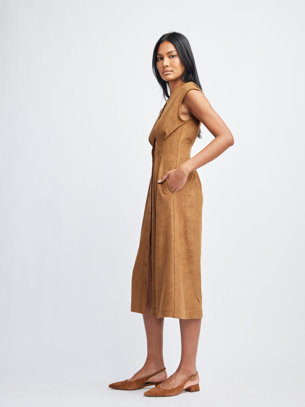 Jamila Pleated Dress