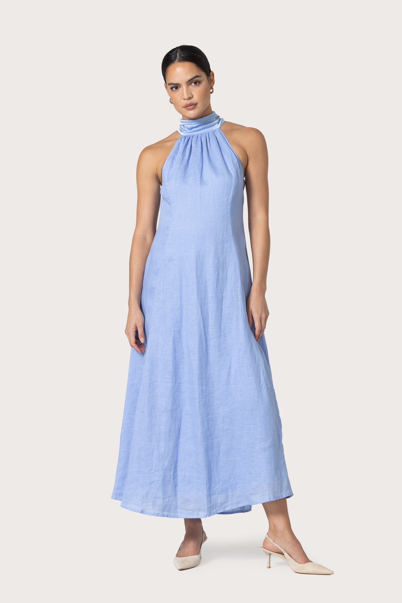 Louise Linen Maxi Dress