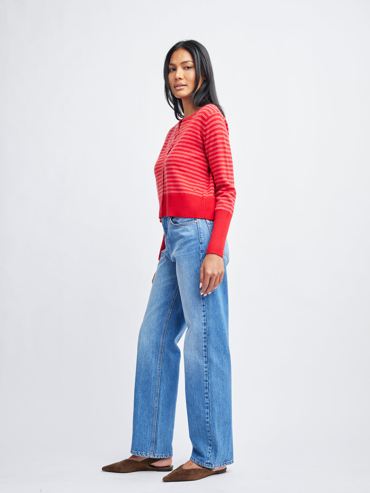 Lucy Shrunken Cashmere Cardigan