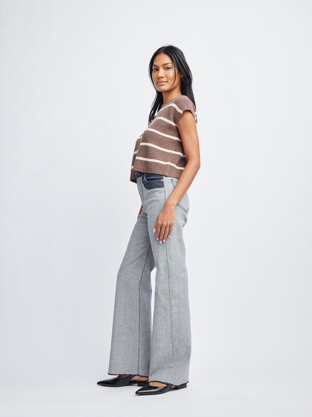 Gillian Crop Sweater Tee