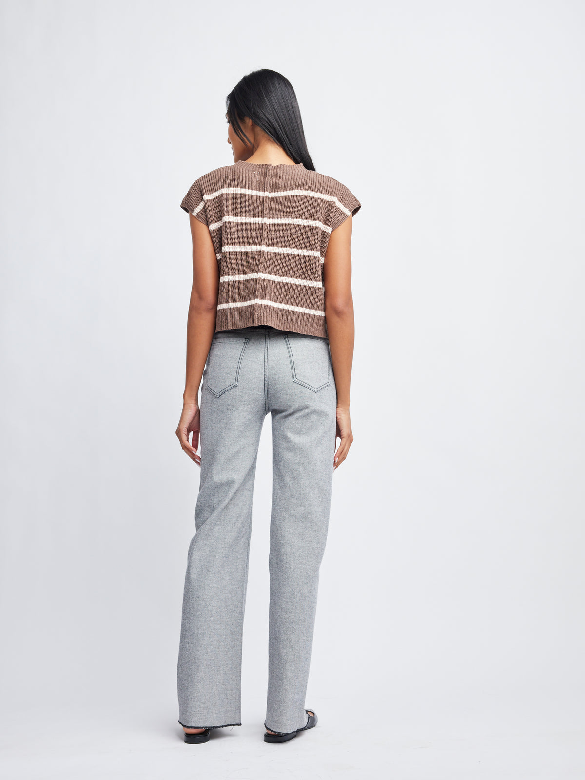 Gillian Crop Sweater Tee