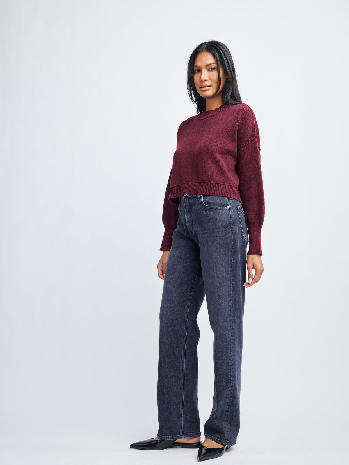 Addison Crop Sweater