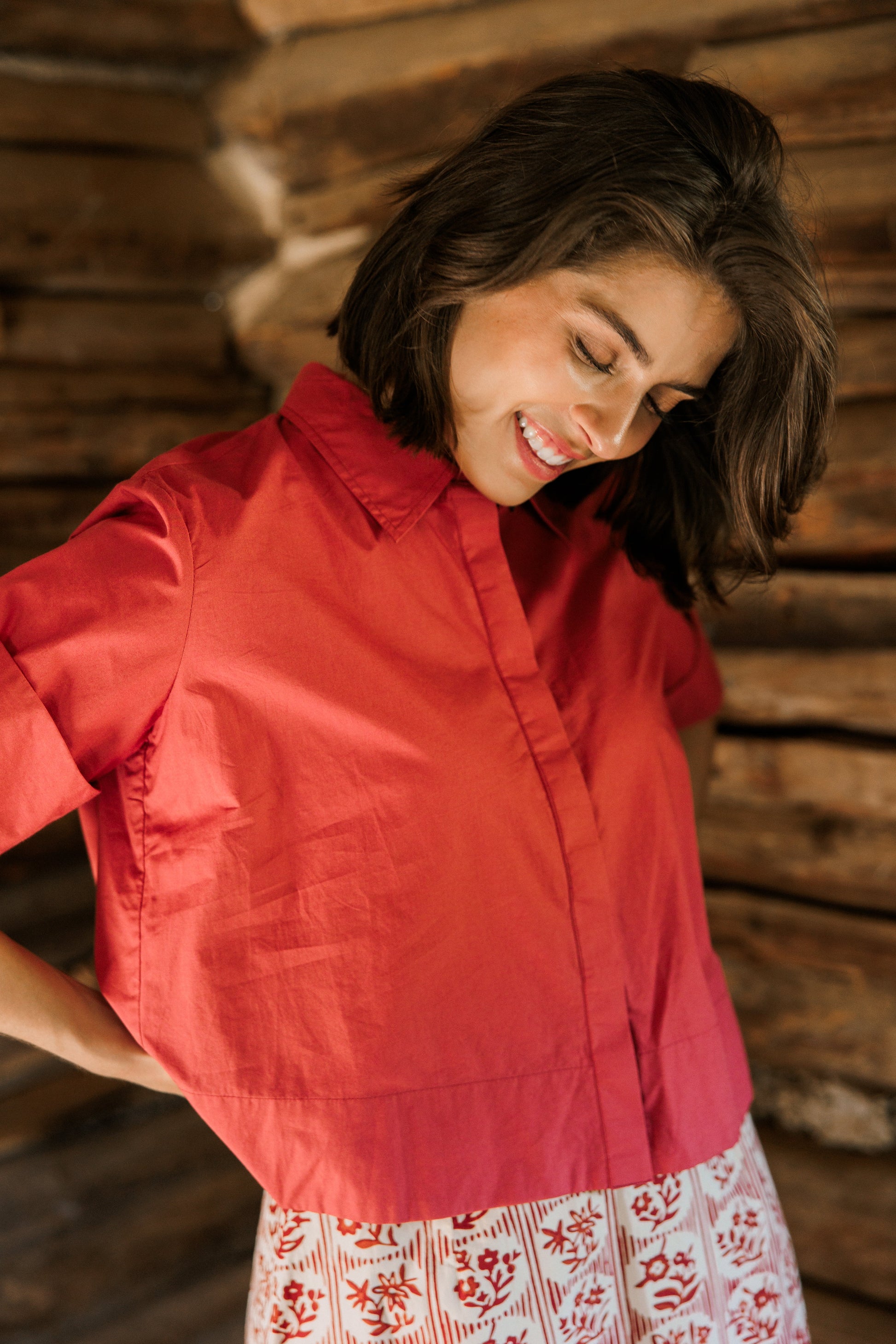 Club Shirt, Cinnabar