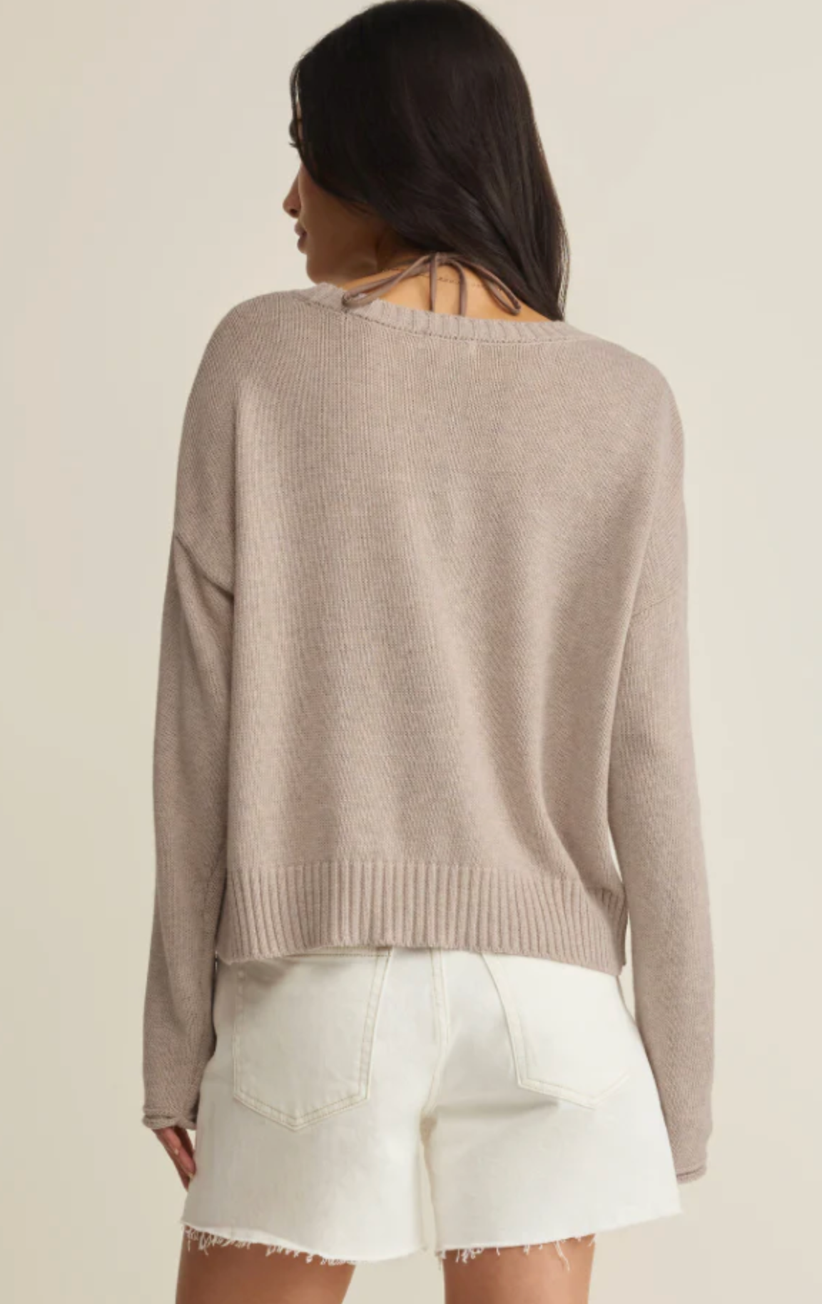 BEACH EMBROIDERED SWEATER