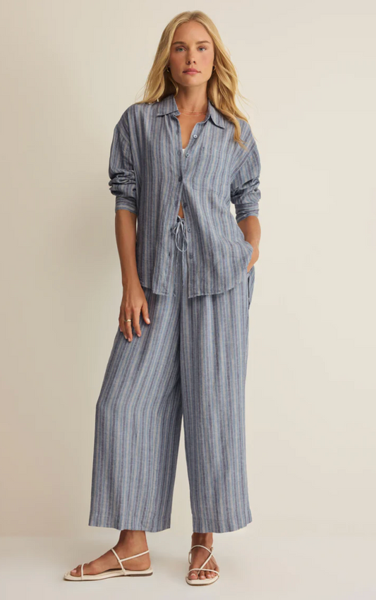 THE PERFECT STRIPED LINEN PANT