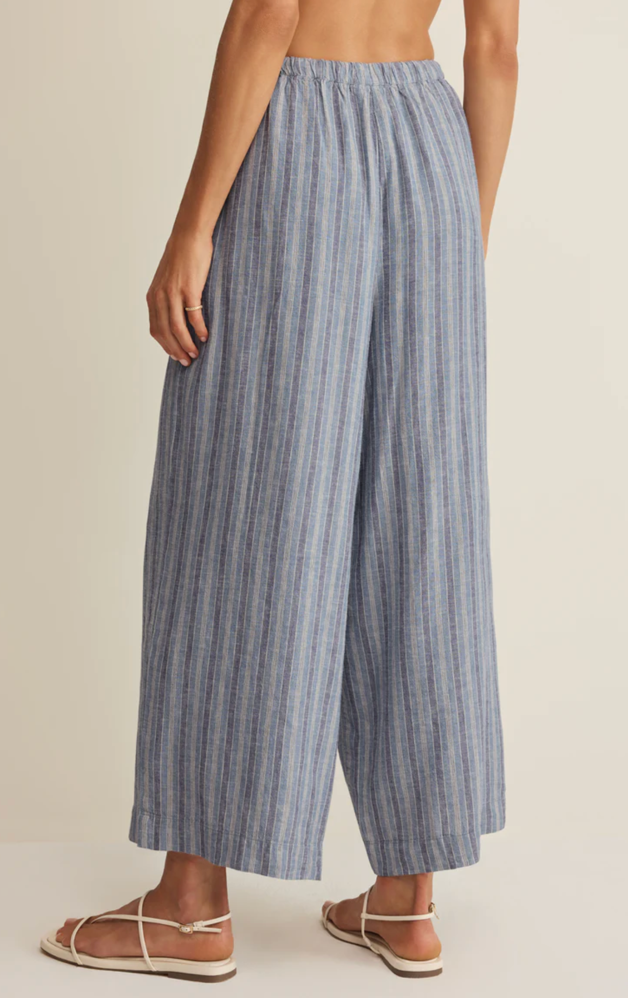 THE PERFECT STRIPED LINEN PANT