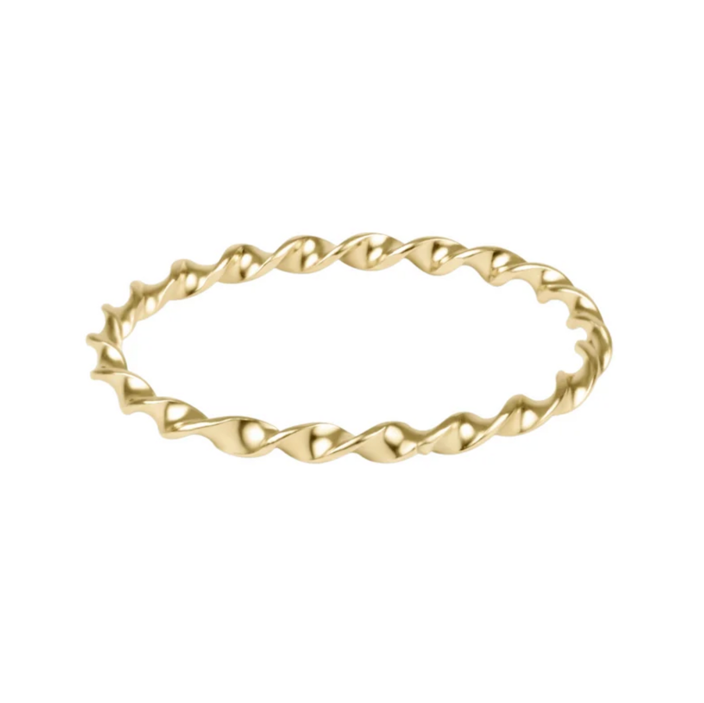 CLASSIC GOLD TWISTED THIN BAND RING