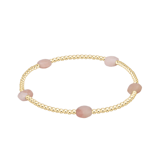 ADMIRE SMALL GEM 2MM GOLD BRACELET