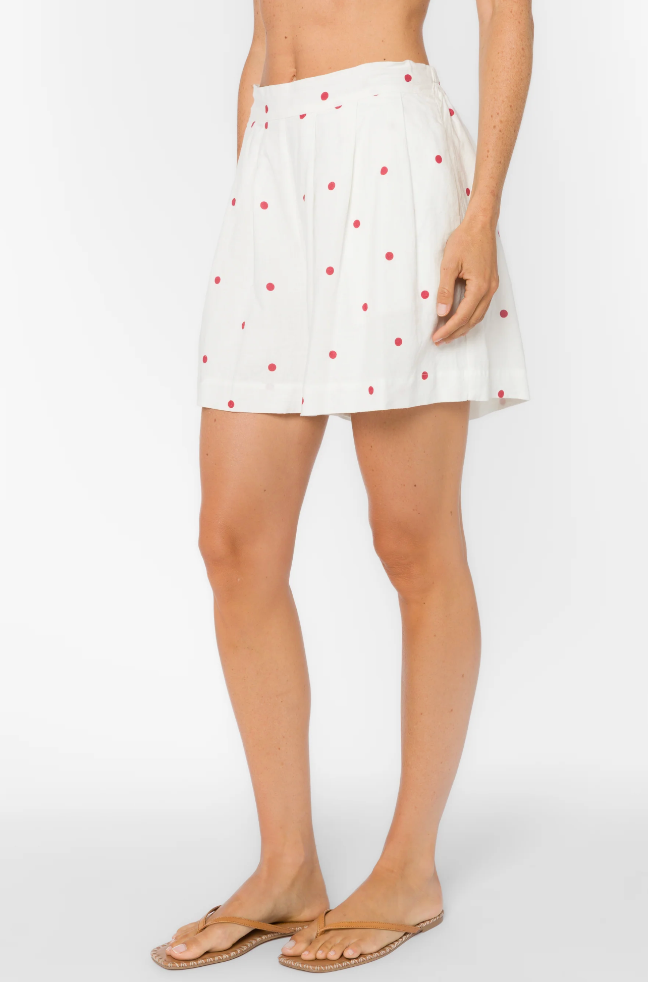 MAXWELL CARDINAL DOT SHORTS
