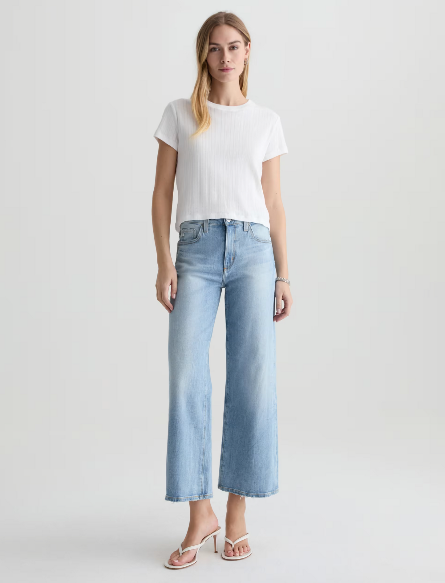 SAIGE WIDE LEG CROP JEAN