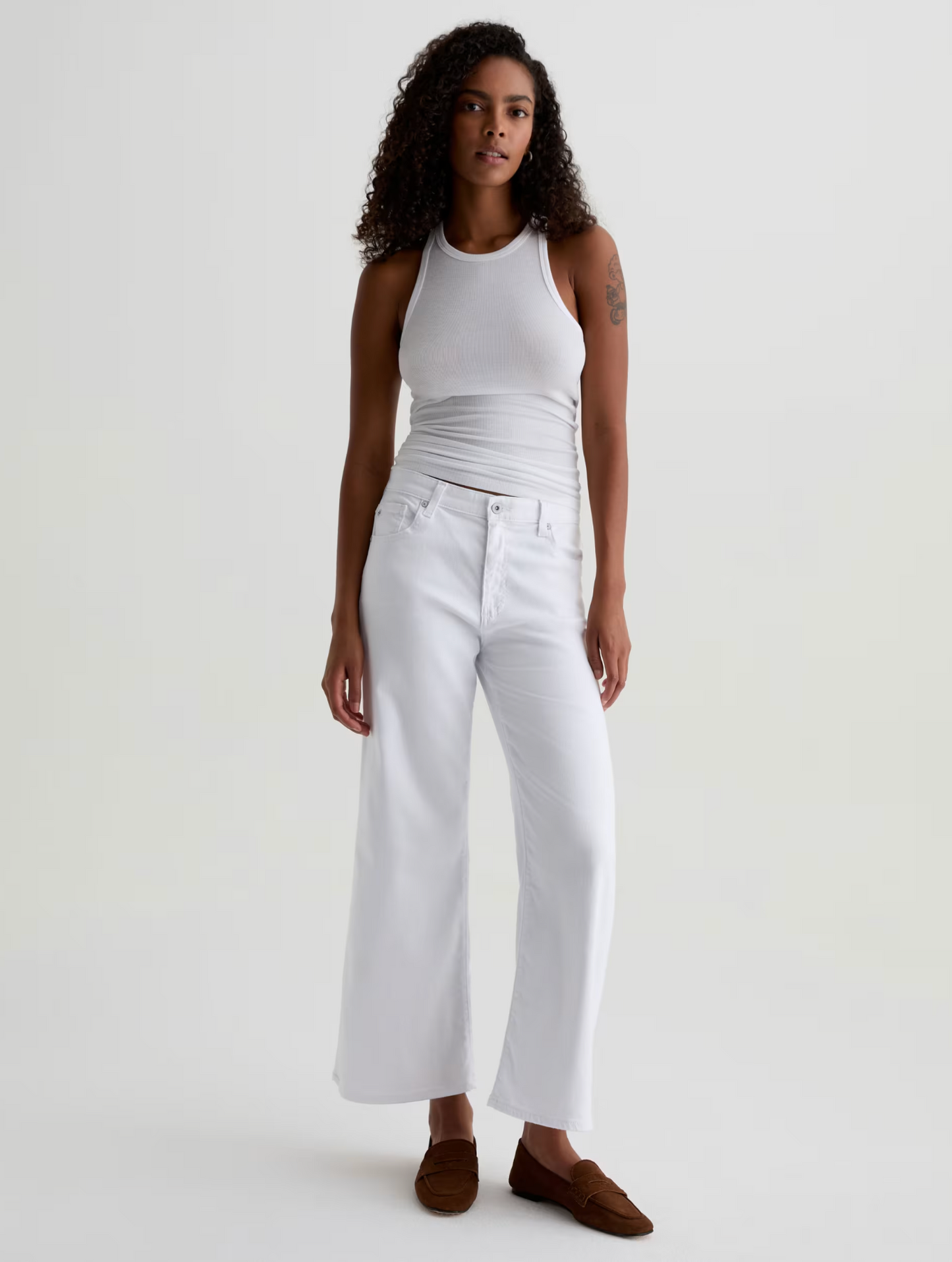 SAIGE WIDE LEG CROP JEAN
