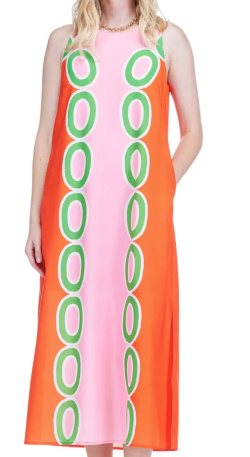 COLUMN MIDI DRESS