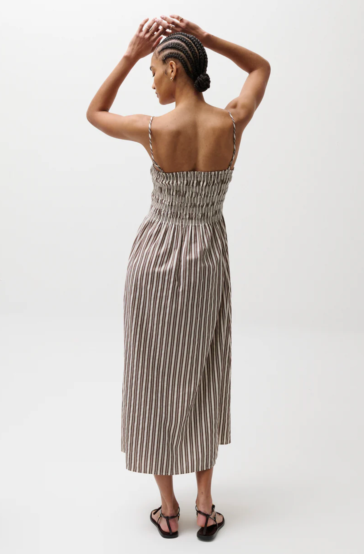 BIANCA SHIRRED BODICE DRESS