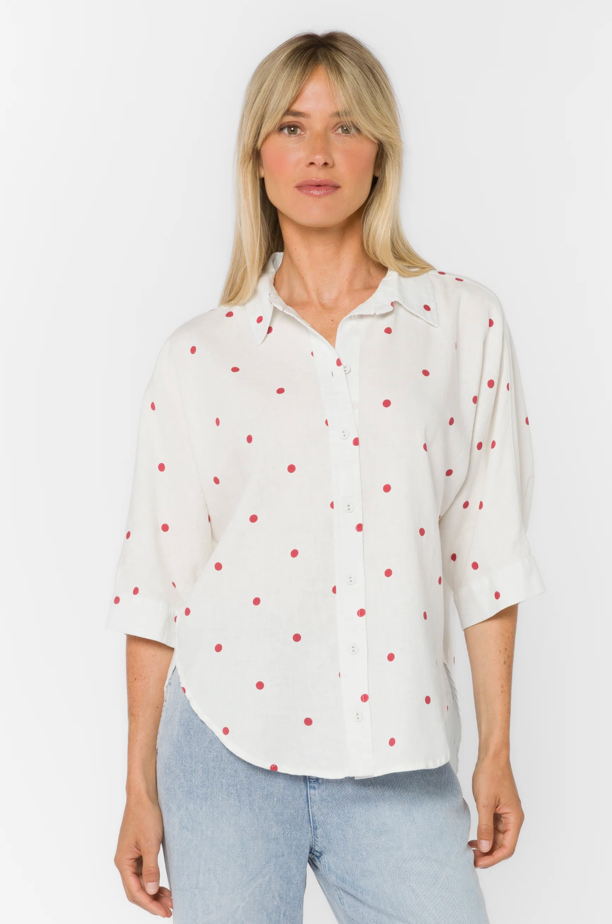 MERLE CARDINAL DOT SHIRT