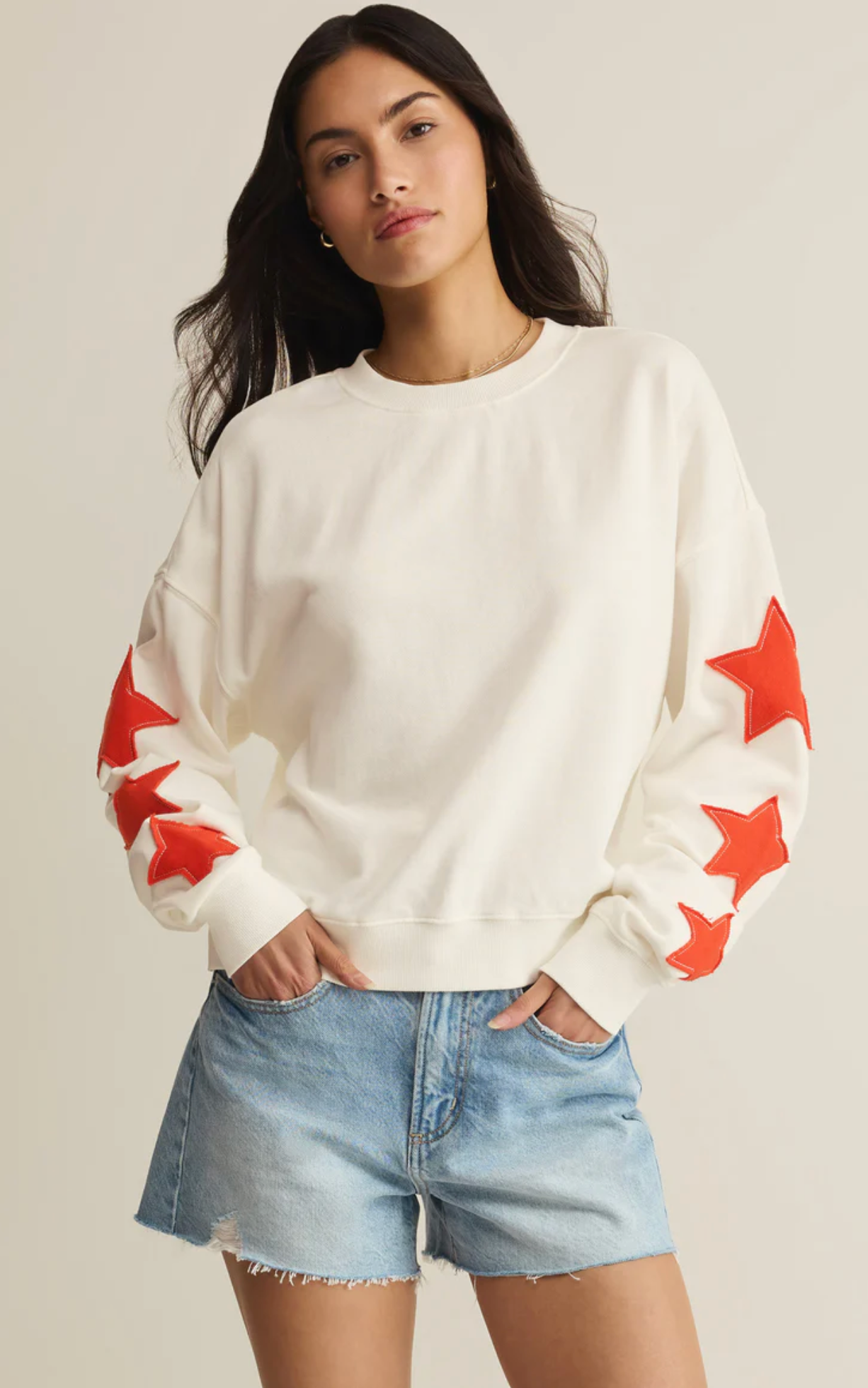 STARS FIRST DATE SWEATSHIRT