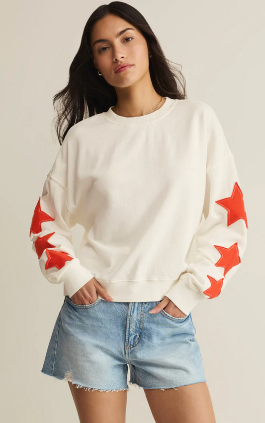 STARS FIRST DATE SWEATSHIRT