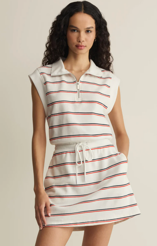 COUNTRY CLUB STRIPED DRESS