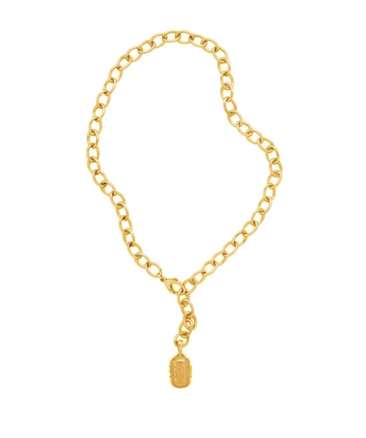 86400 FORTUNE BUOY LARIAT NECKLACE