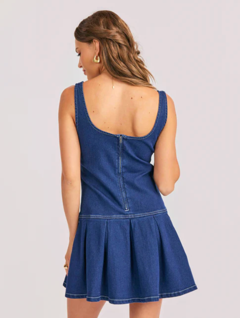 COWGIRL DENIM MINI DRESS