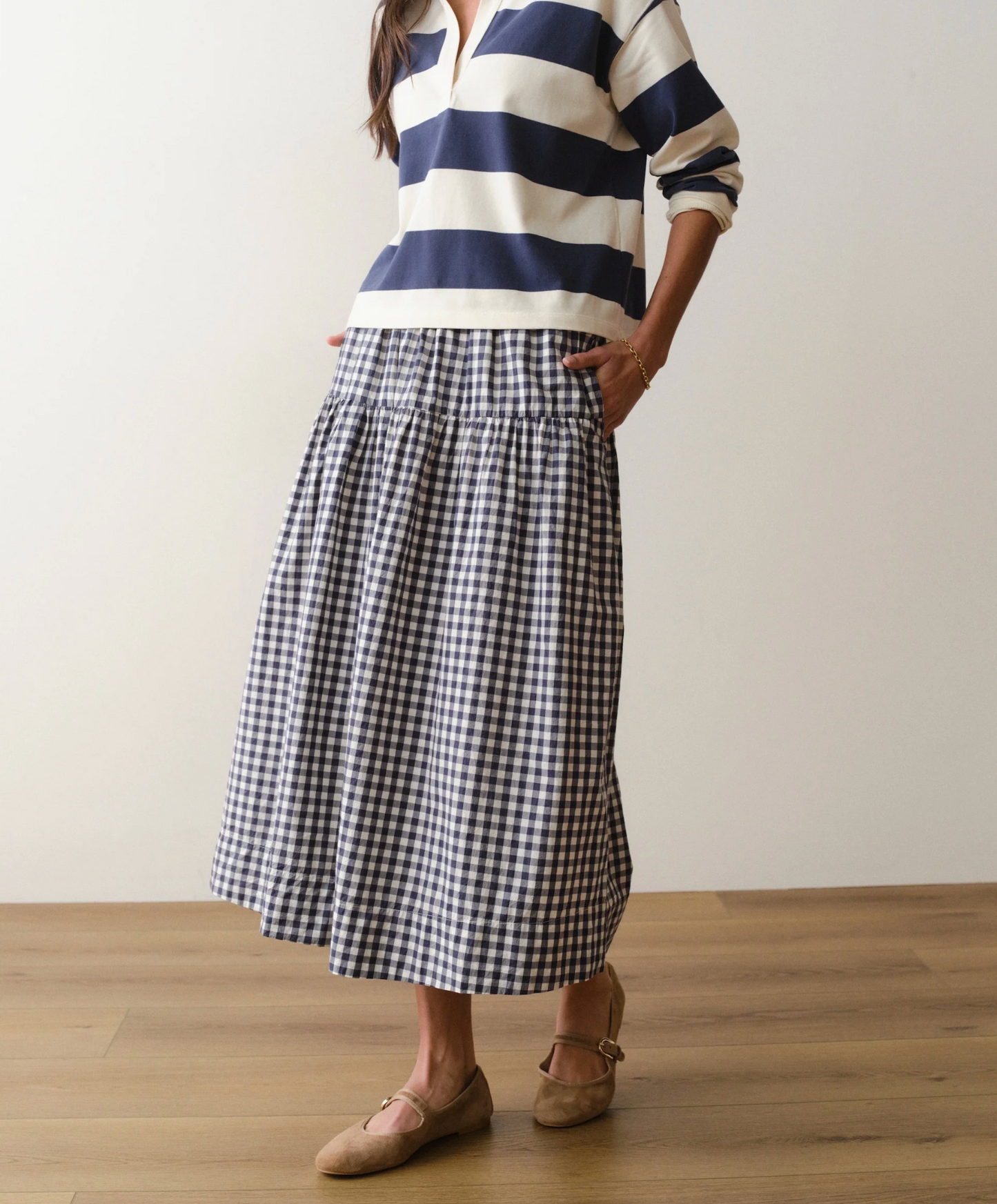GIA POPLIN SKIRT