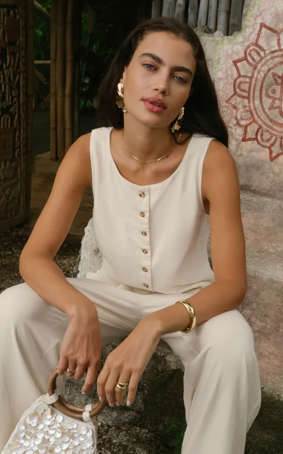 ROMAN LINEN VEST