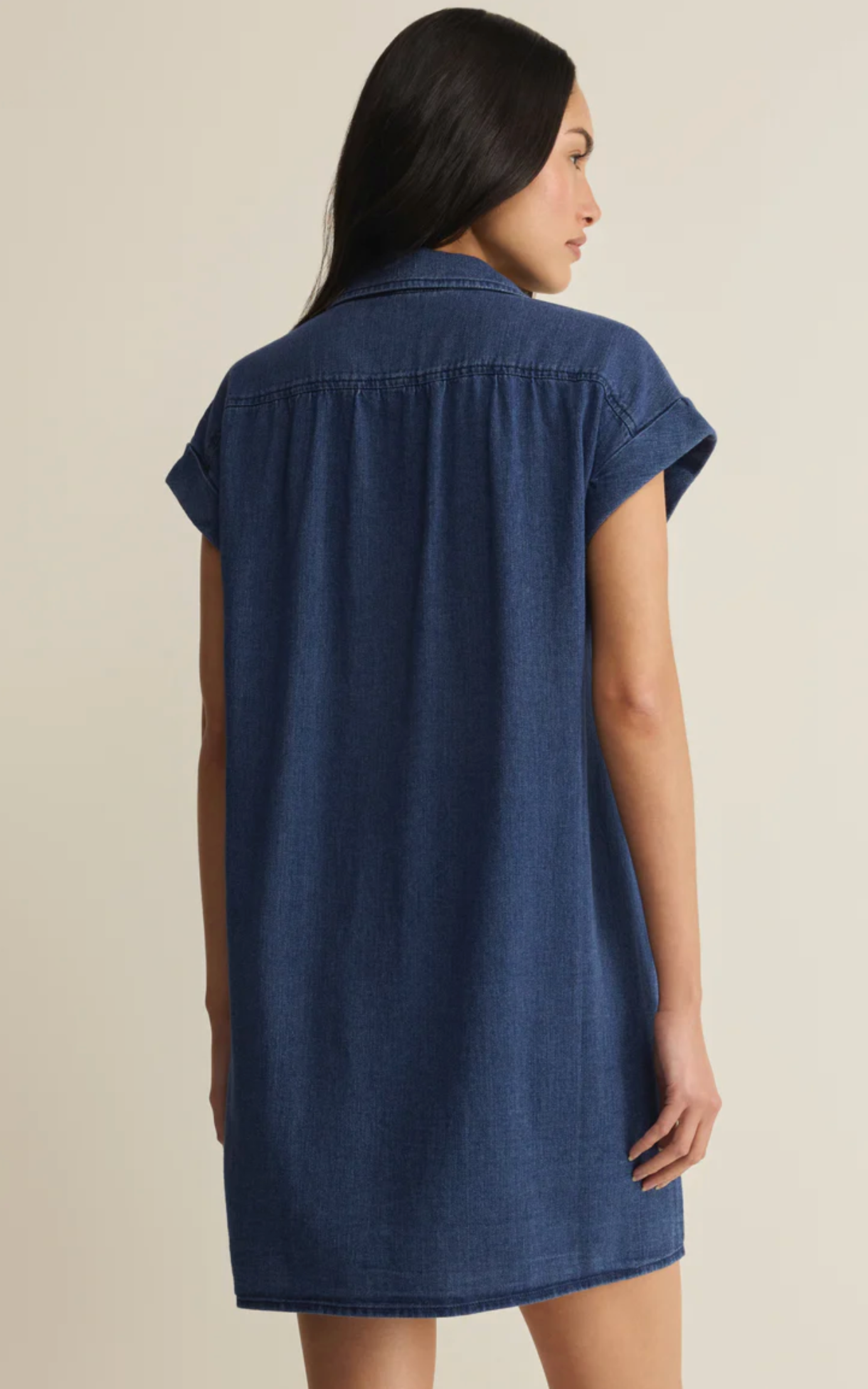 SHELLBOUND TWILL DRESS