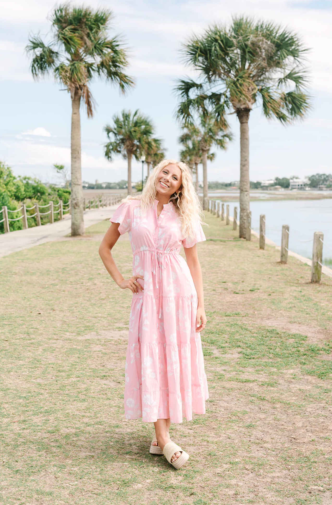 MAGNOLIA FLUTTER DRESS