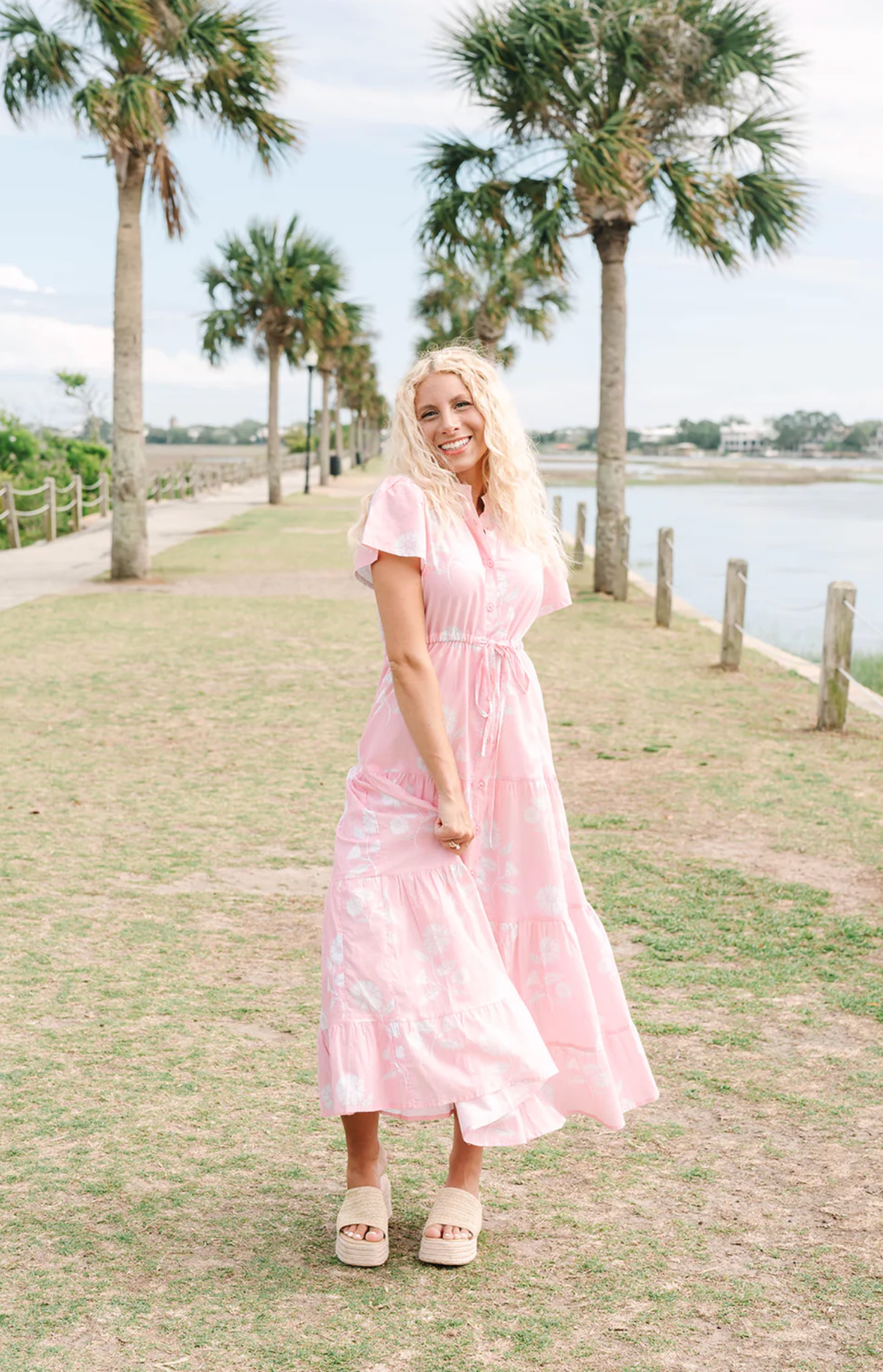 MAGNOLIA FLUTTER DRESS
