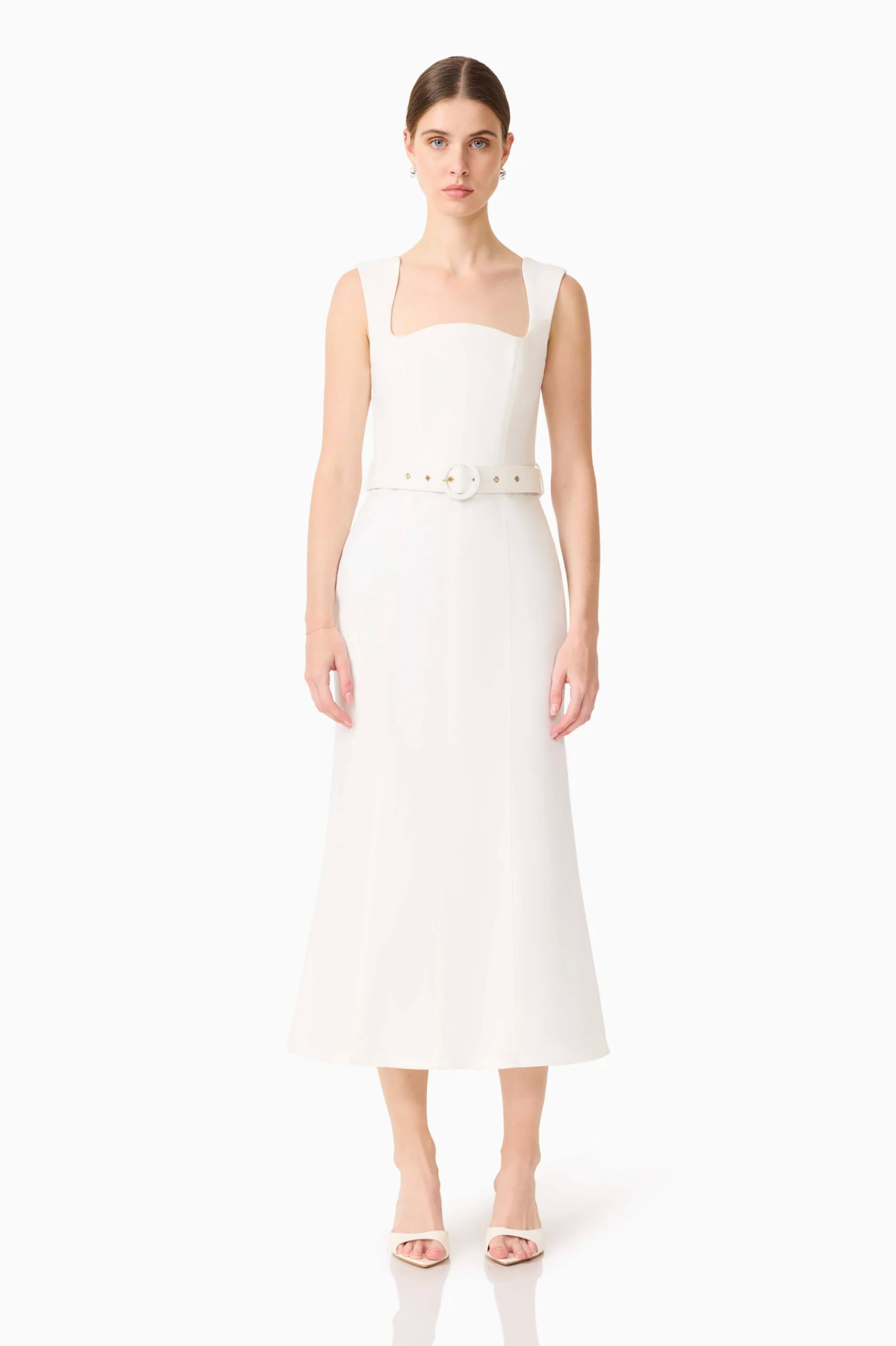 NYDIA FIT & FLARE MAXI DRESS