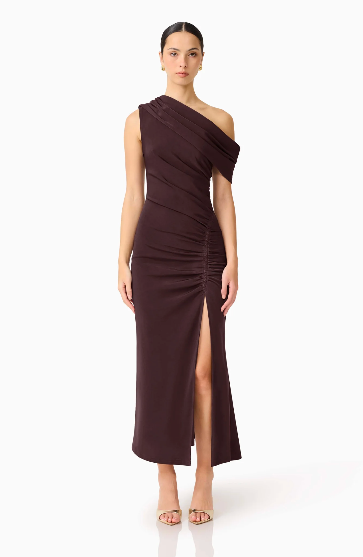 SIMONE ONE SHOULDER MAXI DRESS