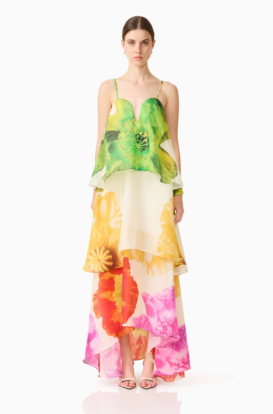 LILIA TIERED GOWN