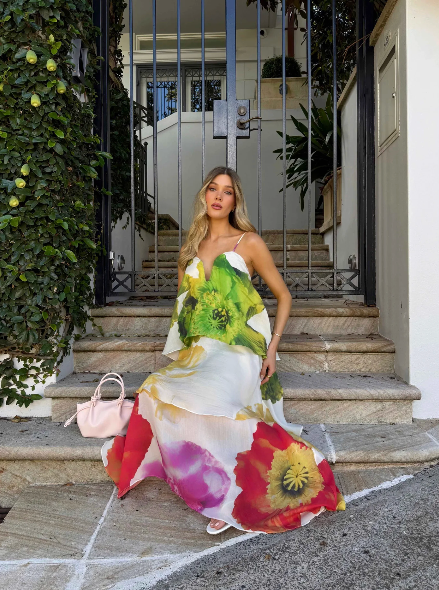 LILIA TIERED GOWN